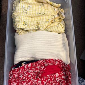 Large Box of Women’s size large clothes